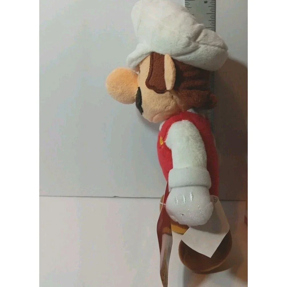 Super Mario Fire Mario 9 Inch Plush Nintendo With Little Fire Mario